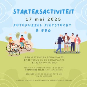 Startersactiviteit 17 mei 2025 (tot 13 jaar)